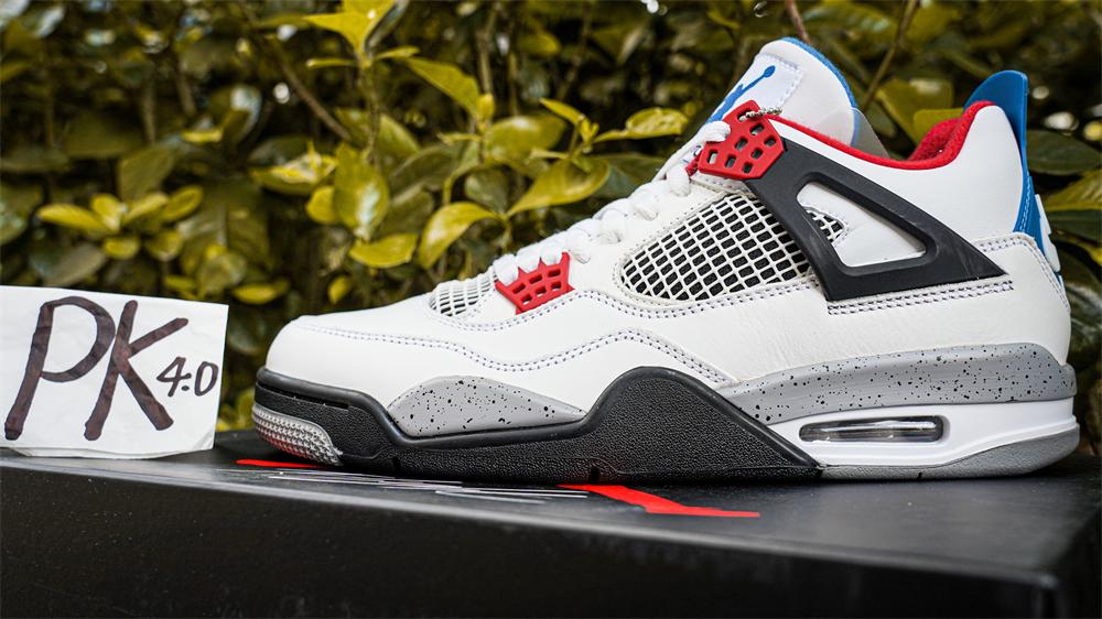 PK GOD Jordan 4 Retro What The RETAIL MATERIALS READY TO SHIP